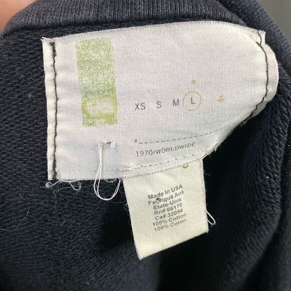 Y2K Shrug Jacket Cropped Soft Knit Sweatshirt Blazer Black - Picture 8 of 10